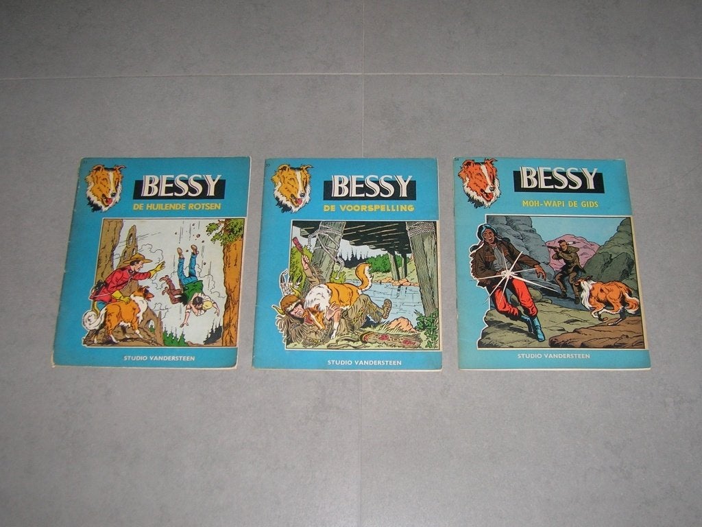 Stripverhalen Bessy ( Studio Vandersteen ), Meerdere stripboeken, Ophalen, Gelezen, Willy Vandersteen