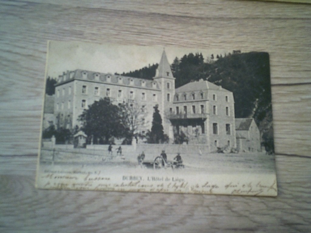 DURBUY. L'Hôtel "De Liège", Verzamelen, Ophalen of Verzenden, Voor 1920, Gelopen, Luxemburg