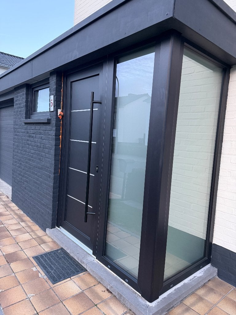 PVC deur, Doe-het-zelf en Bouw, Ophalen, Gebruikt, 80 tot 100 cm, Buitendeur