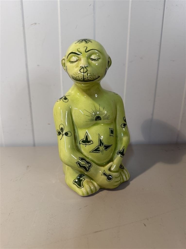 Zeldzaam 1920s Pacykow - God Monkey - Beeld - Pools Antiek,, Enlèvement ou Envoi, Statue