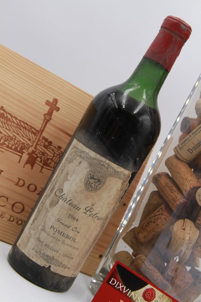 Château Pétrus Gd Cru Pomerol, legendarische wijnoogst. 1964, Frankrijk, Nieuw, Ophalen of Verzenden, Rode wijn