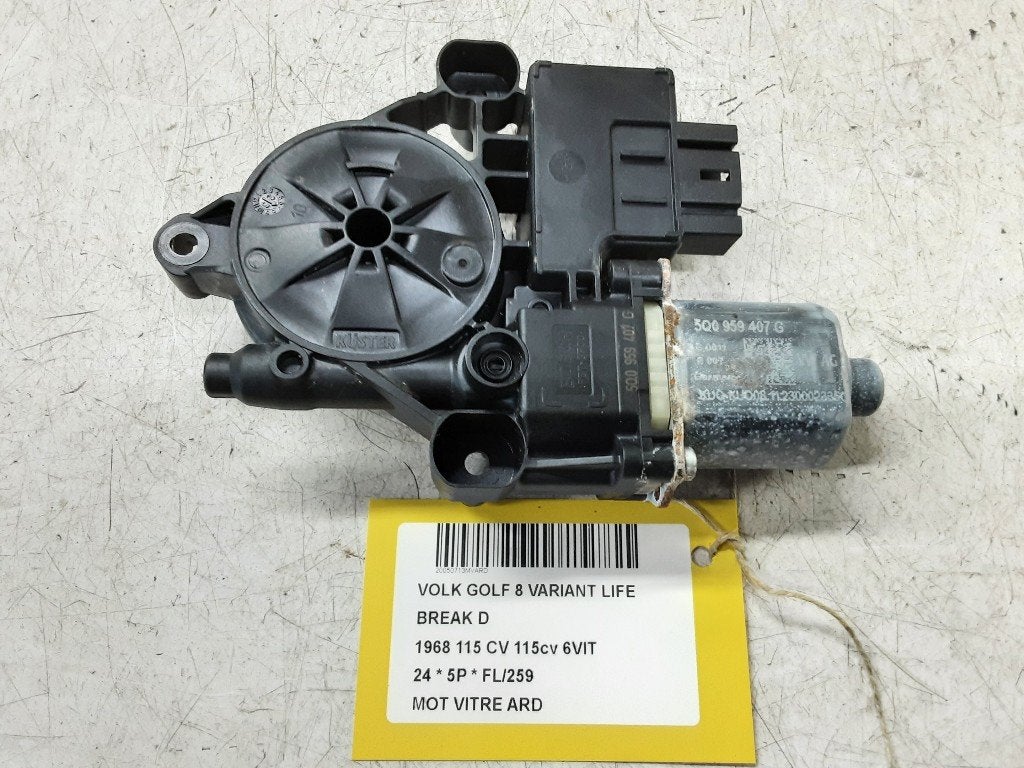 MOTEUR LEVE VITRE ELECTRIQUE ARRIÈRE DROIT (5Q0959407G), Volkswagen, Volkswagen AG, Utilisé, Kundenbetreuung@volkswagen.de
