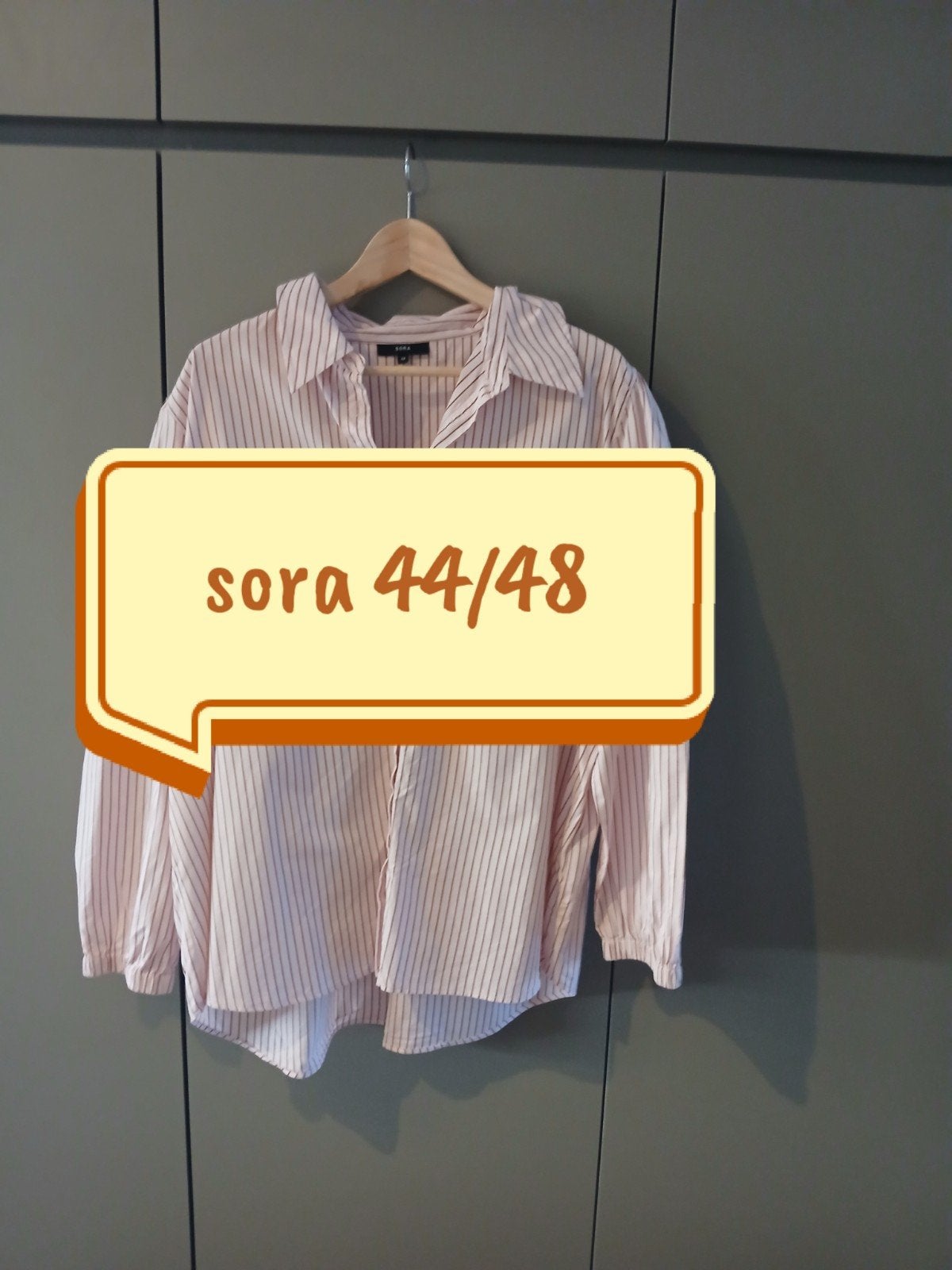 Blouse Sora 44/48, Taille 46/48 (XL) ou plus grande, Rose, Sora, Comme neuf