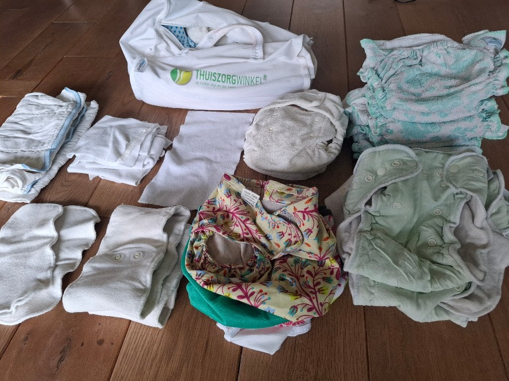 Set herbruikbare luiers Blümchen, Kinderen en Baby's, Badjes en Verzorging, Gebruikt, Overige typen, Standaard, Ophalen