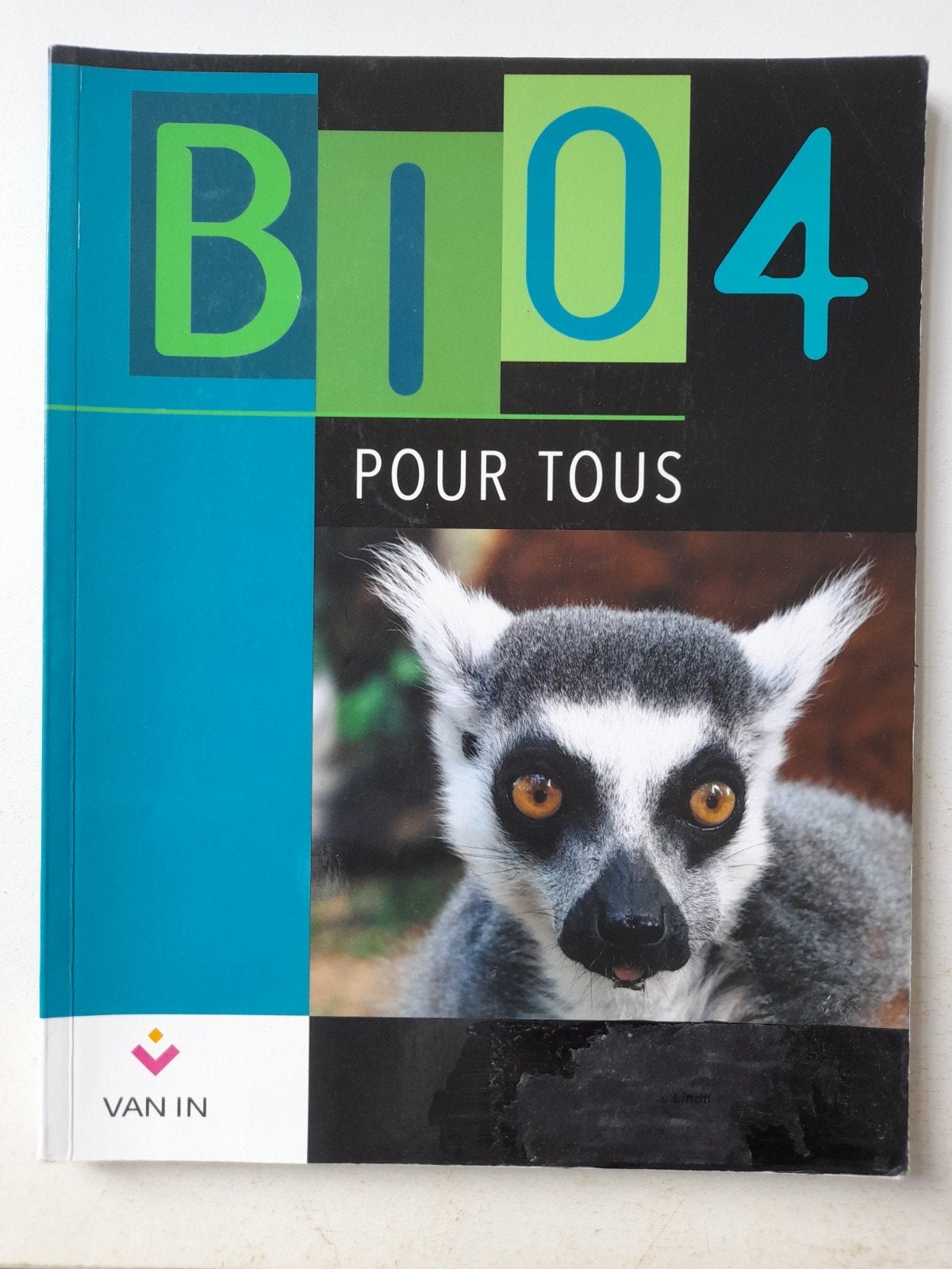 Livre bio pour tous 4 ème édition van in, Livres, Livres scolaires, Van in, Biologie, Enlèvement, Utilisé