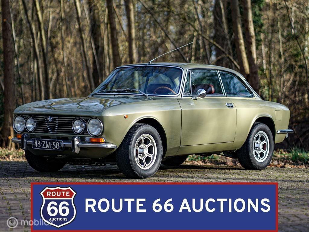 Alfa Romeo 2000 GTV | 1975 | Route 66 Auctions, Auto's, Zwart, Bedrijf, Handgeschakeld, Overige carrosserie