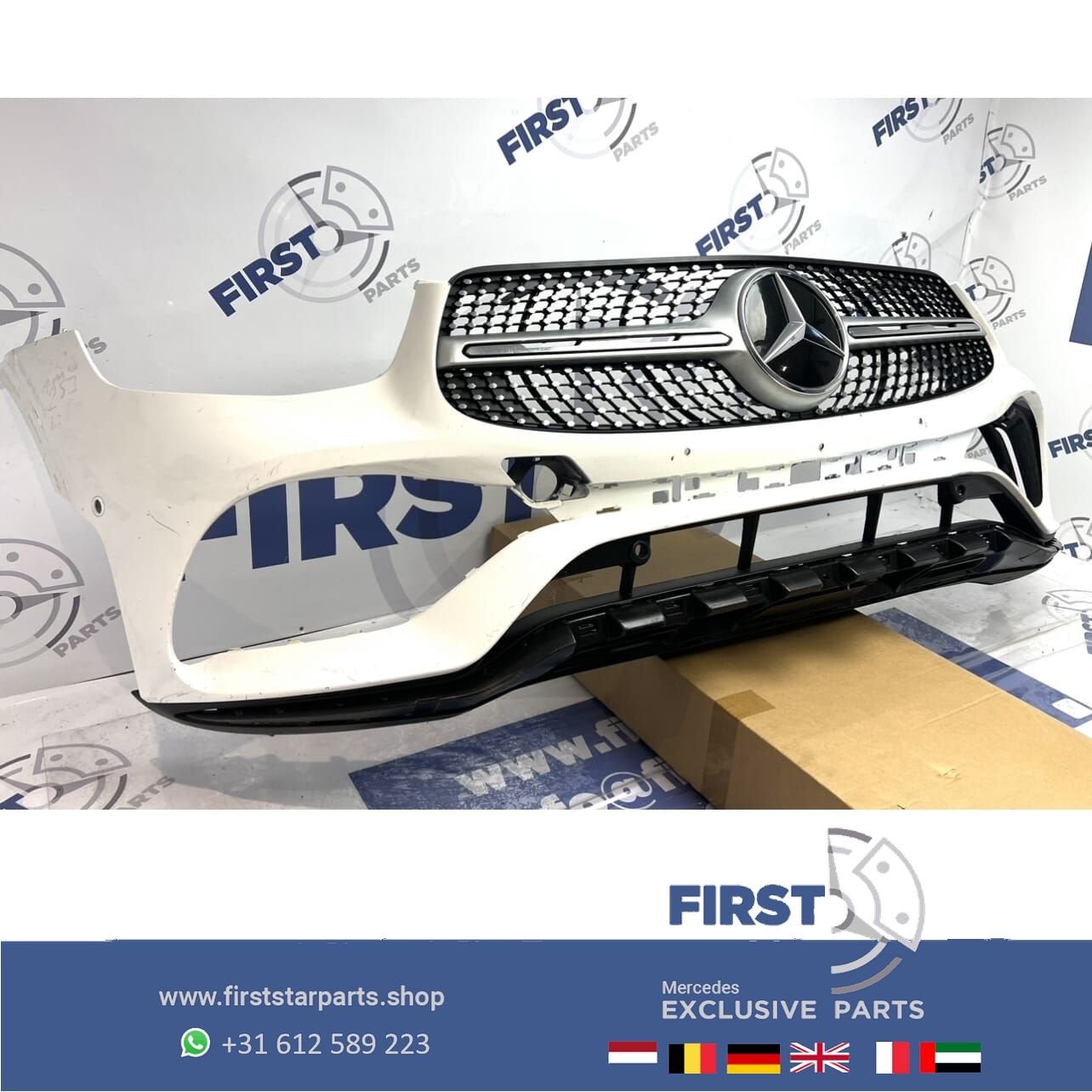 X253 C253 GLC BUMPER FACELIFT 2021 W253 AMG VOORBUMPER + DIA, Utilisé, -, Avant, -