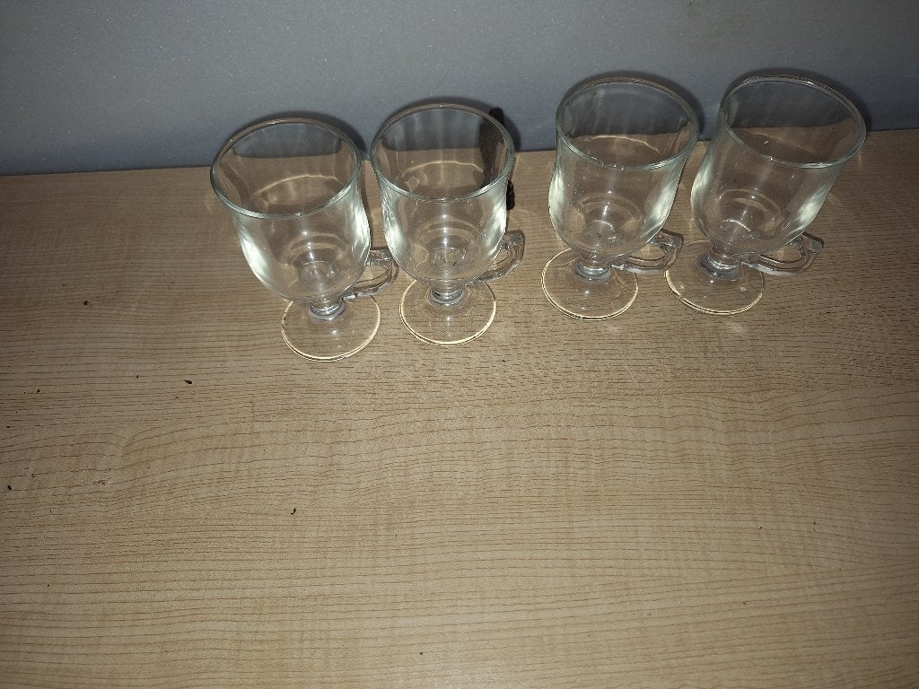 4 theeglazen, Huis en Inrichting, Ophalen of Verzenden, Zo goed als nieuw