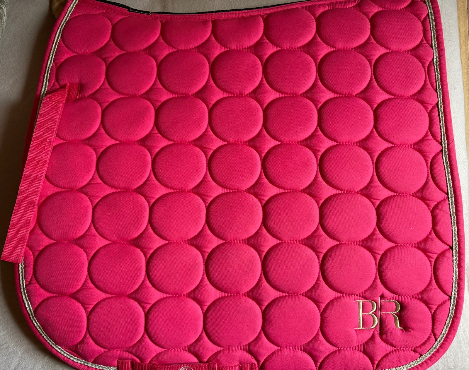 Br fel roze full dressuur, Animaux & Accessoires, Chevaux & Poneys | Couvertures & Couvre-reins, Enlèvement ou Envoi, Comme neuf