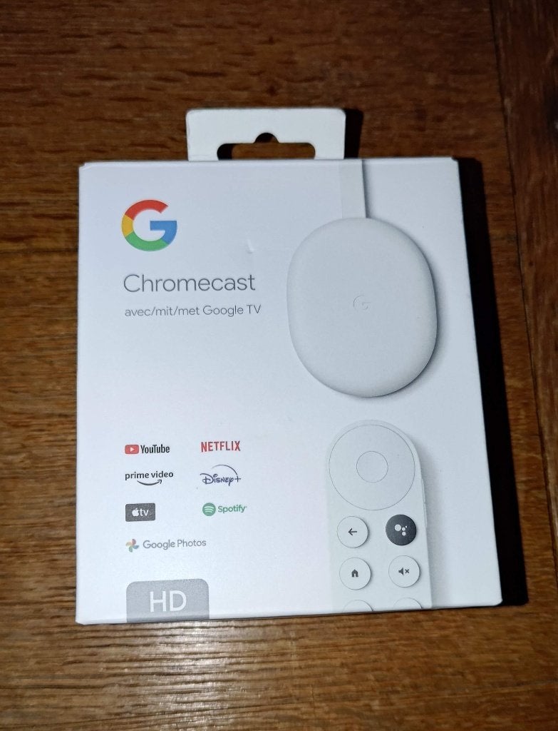 chromecast google tv avec telecommande, TV, Hi-fi & Vidéo, Lecteurs multimédias, Comme neuf, Moins de 500 GB, HDMI, Enlèvement