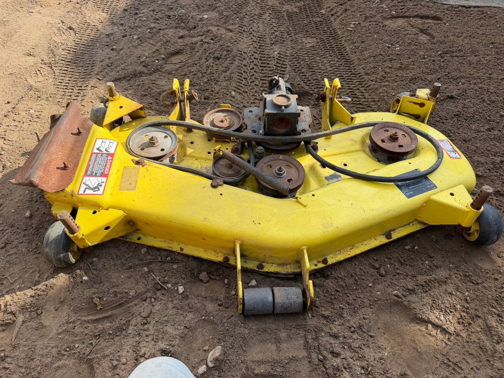 John deere 455 maaidek, Ophalen, Zo goed als nieuw