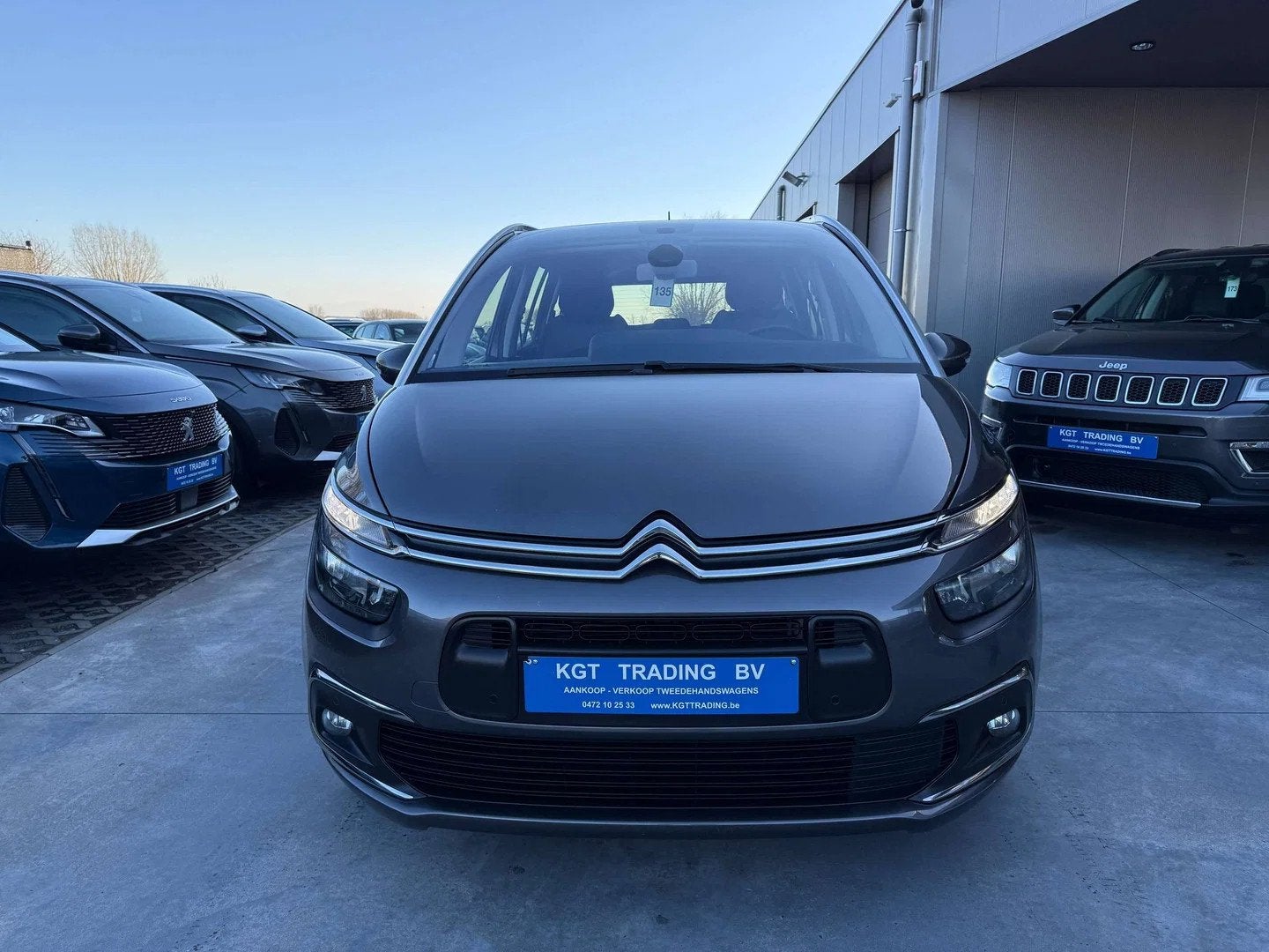 Citroën C4 Spacetourer Grand 1.2i 130PK 7 ZETELS FACELIFT C, Auto's, Electronic Stability Program (ESP), Stof, Gebruikt, 1199 cc