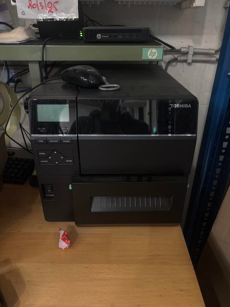 Toshiba barcodeprinter, Computers en Software, Printers, Zo goed als nieuw, Printer, Ophalen