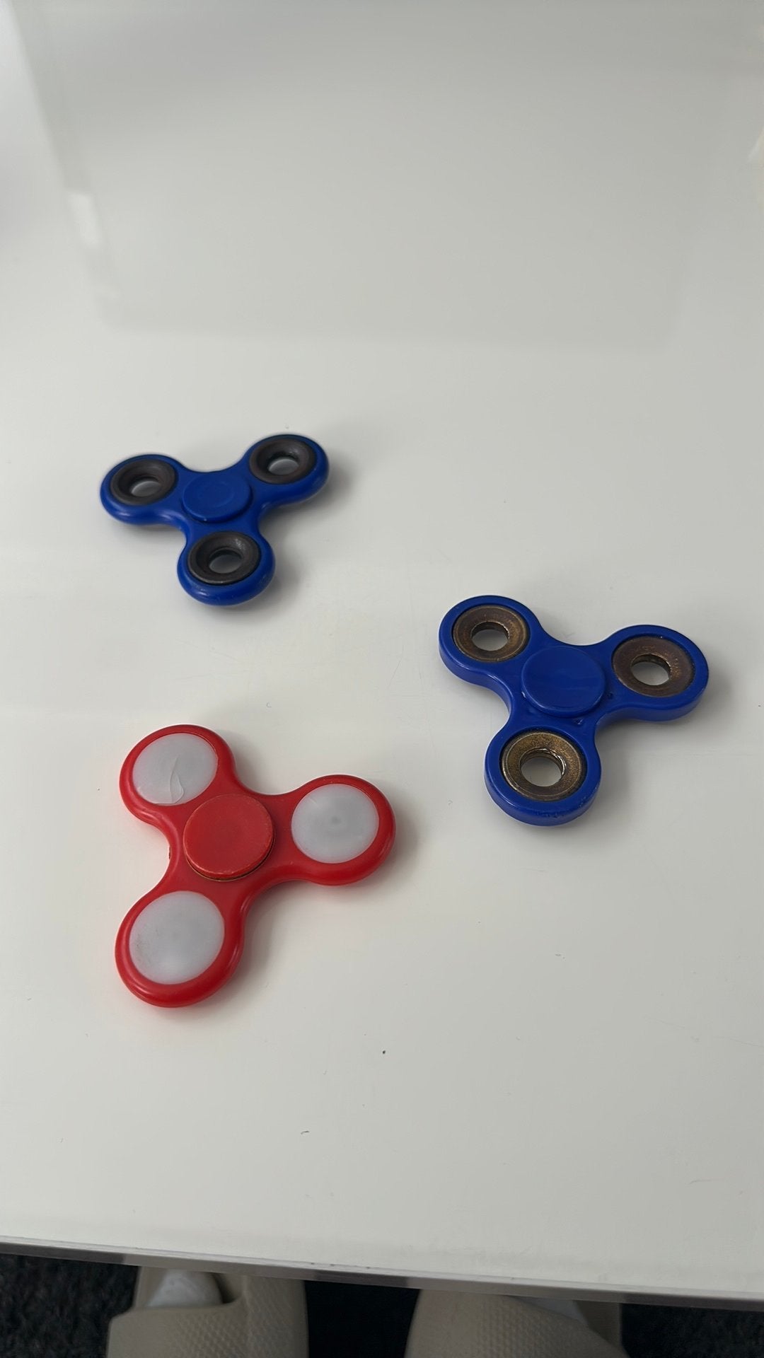 Fidget spinner 3 stuks, Collections, Jouets, Utilisé, Enlèvement