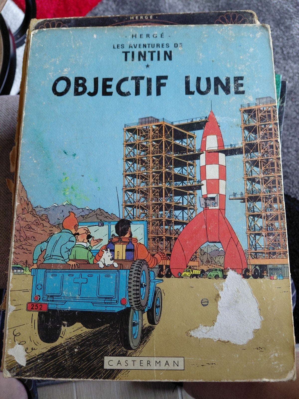 Lot de plusieurs livres Tintin, voir photos., Livres, Plusieurs BD, Enlèvement ou Envoi, Utilisé, Herge