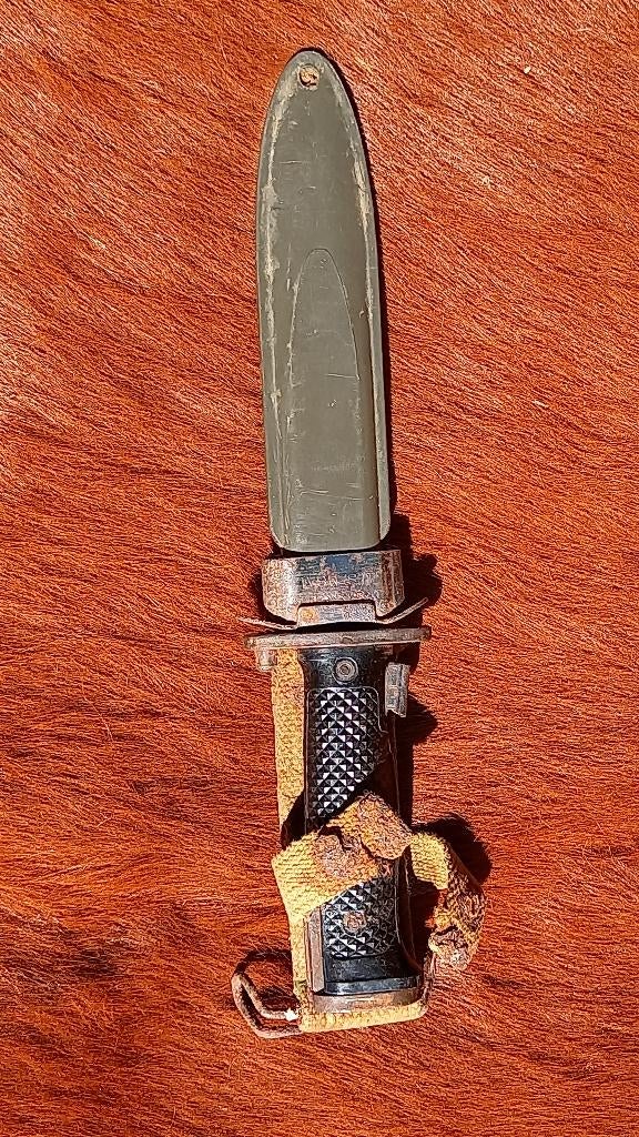 Baïonnette US M5 avec étui M8A1, Enlèvement ou Envoi, Armée de terre, Couteau ou Poignard