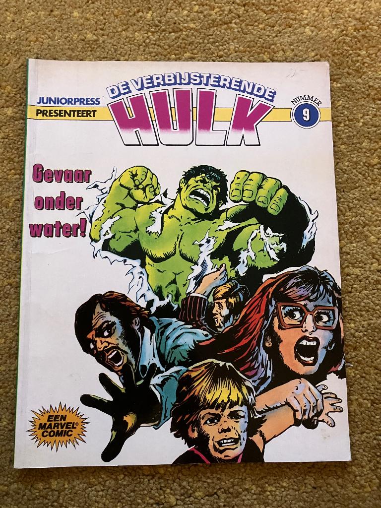 De verbijsterende Hulk - 9 - Gevaar onder water, Boeken, Stripverhalen, Eén stripboek, Ophalen of Verzenden, Gelezen