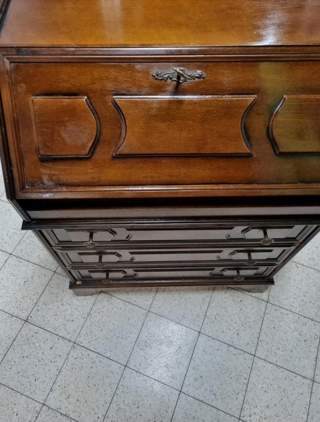 Antieke secretaire, Huis en Inrichting, Kasten | Secretaires, Ophalen, Gebruikt, Antieke secretaire