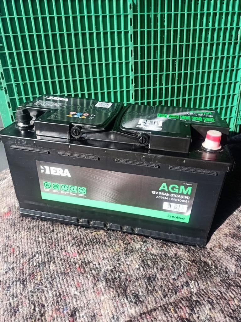 Auto batterij 95Ah AGM Start Stop, Ophalen