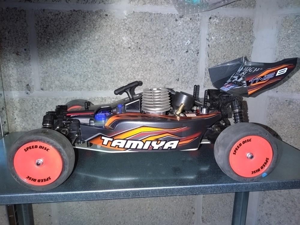 ZELDZAAM!! Tamiya Mighty Ballista R/C Nitro, Auto offroad, Ophalen of Verzenden, Zo goed als nieuw, Schaal 1:10