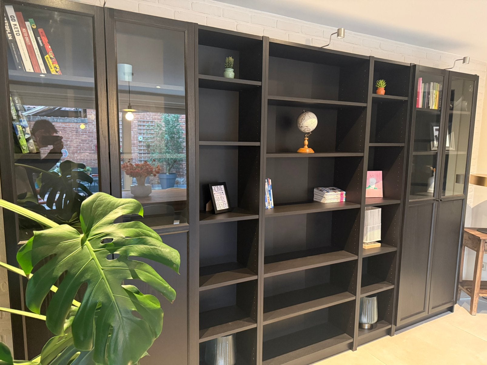 Ikea Billy kast, Ophalen, Met deur(en), 200 cm of meer, Zo goed als nieuw