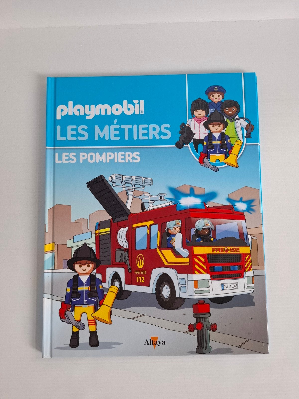 Livre Playmobil Les Métiers partie 1 Les Pompiers, Enlèvement ou Envoi, Utilisé, Autres types, City action