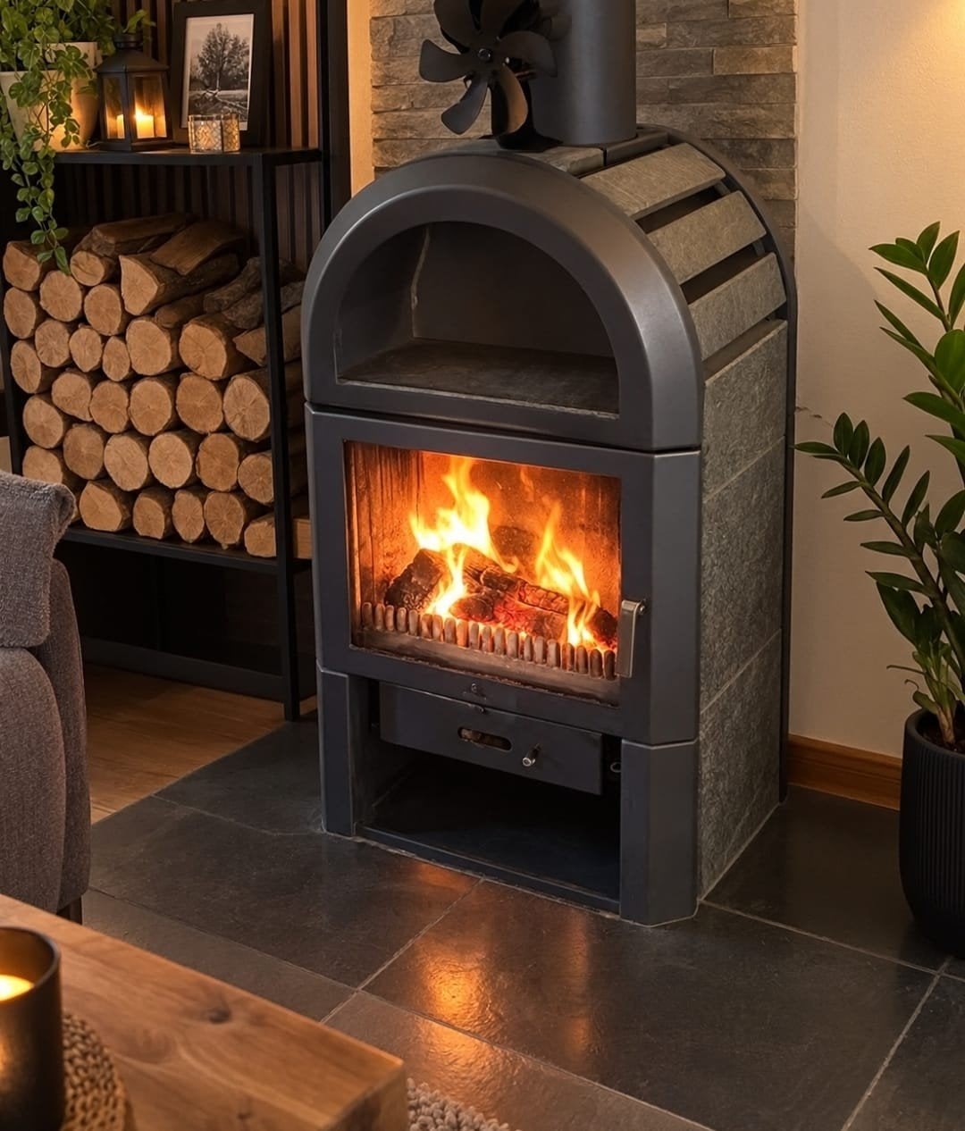 Speksteenkachel 8 Kw, Huis en Inrichting, Ophalen