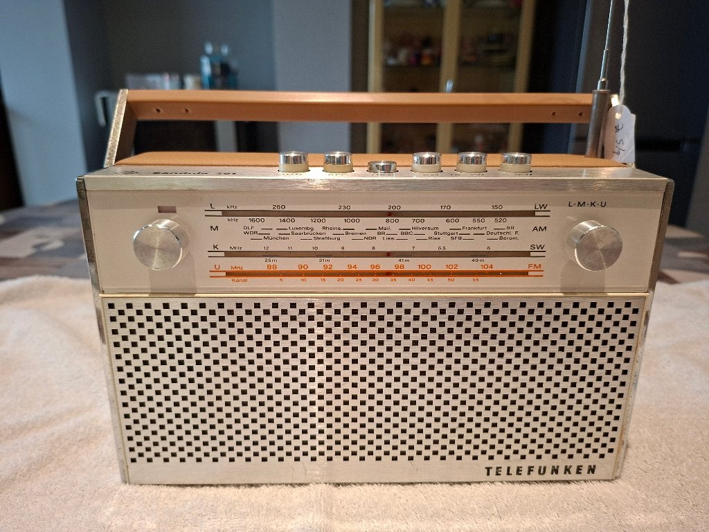 radio Bandola telefunken, Audio, Tv en Foto, Radio's, Ophalen, Gebruikt, Radio