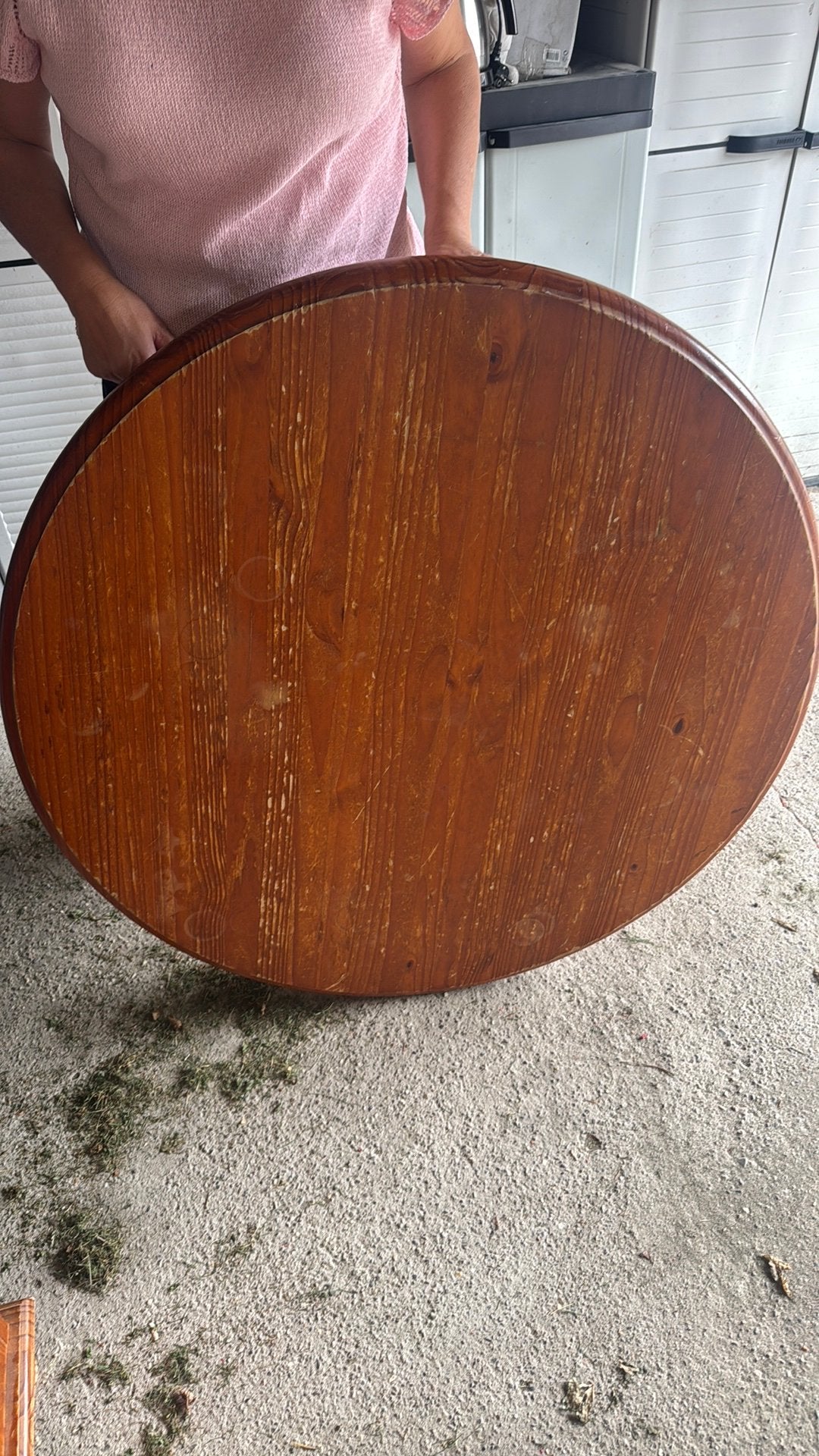 Table en rond, Maison & Meubles, Pièces pour table, Enlèvement, Comme neuf, Rond