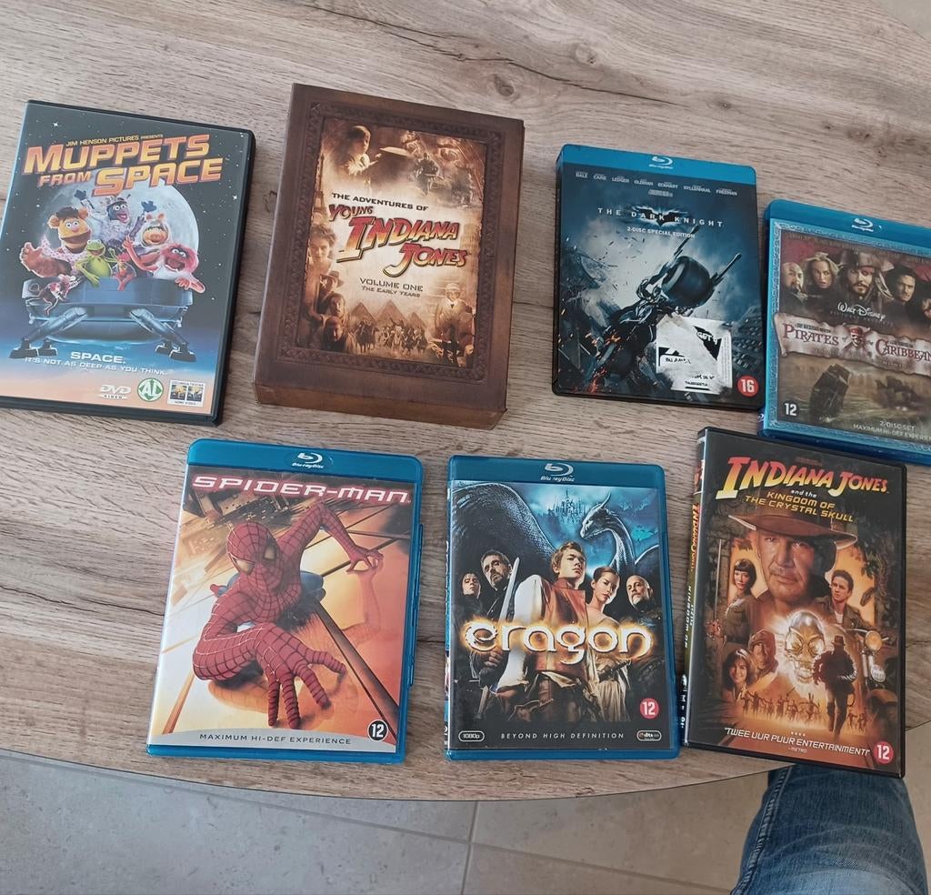 Lot blu ray / dvd set, Ophalen of Verzenden