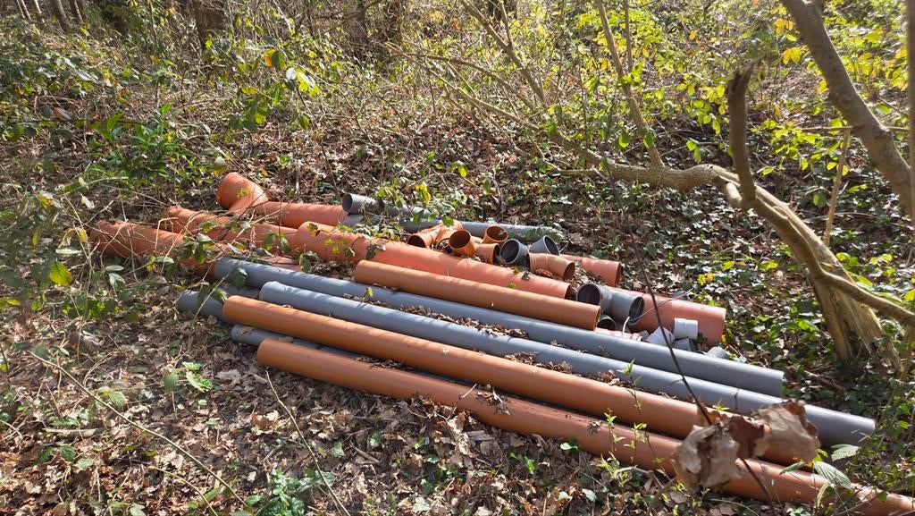 Allerlei PVC buizen 110mm en 200mm, Enlèvement