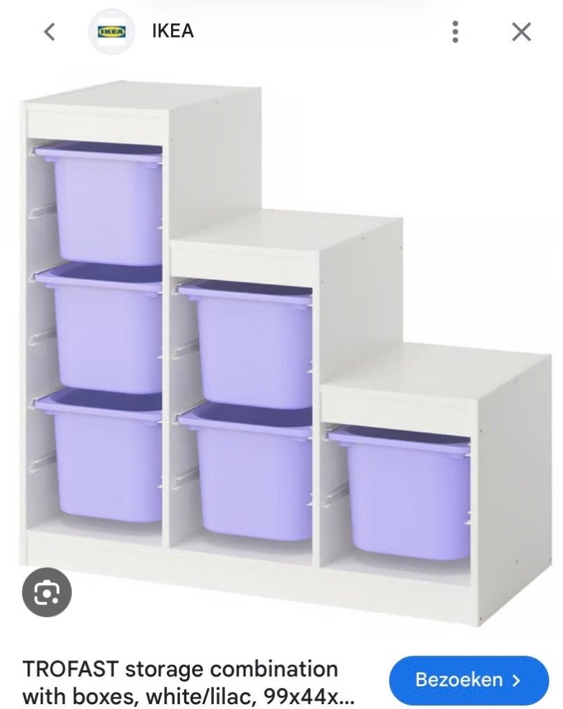 IKEA opbergkasten met boxen  2 stuks, Huis en Inrichting, Ophalen, Zo goed als nieuw