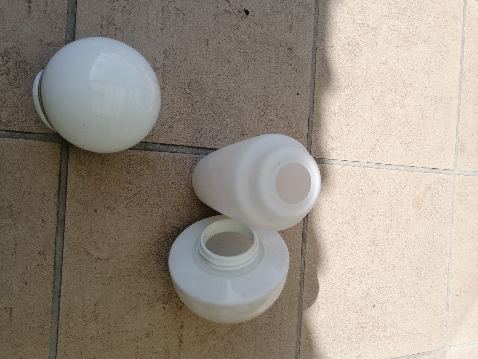 verlichtingsarmaturen in glas en opaalglas, Huis en Inrichting, Ophalen, Glas