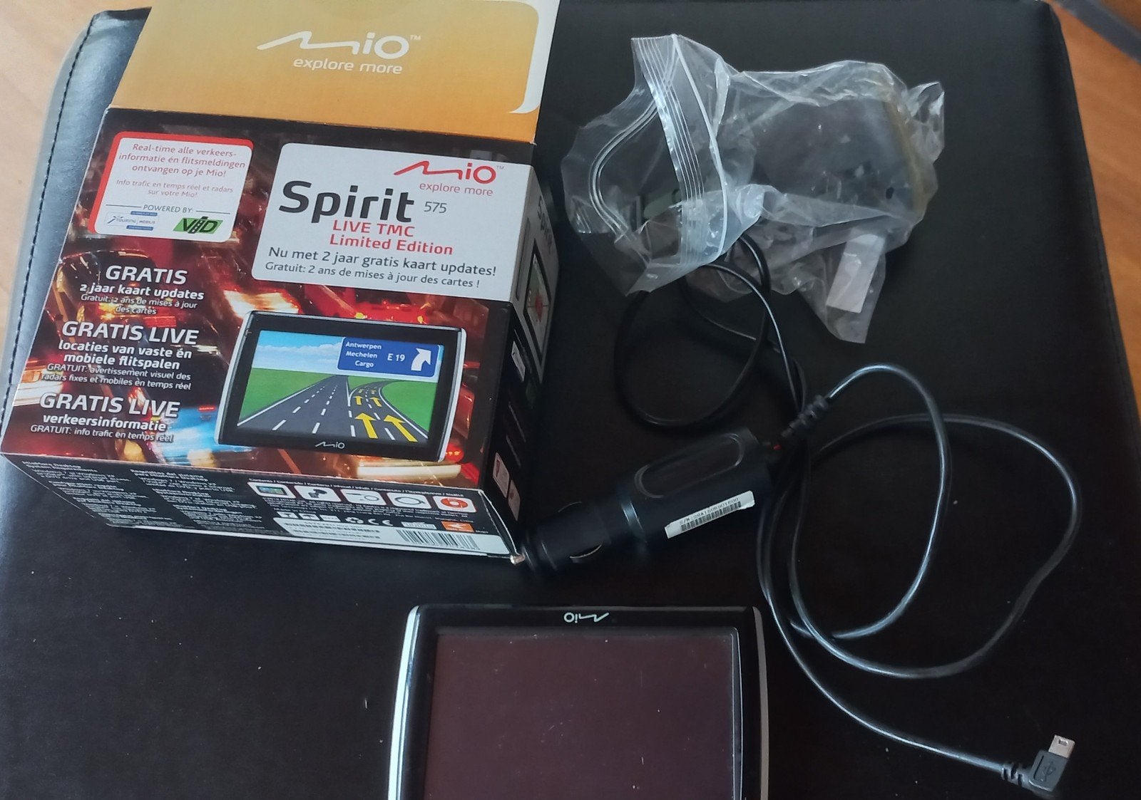 GPS Mio Spirit 575 LIVE TMC, Enlèvement, Utilisé