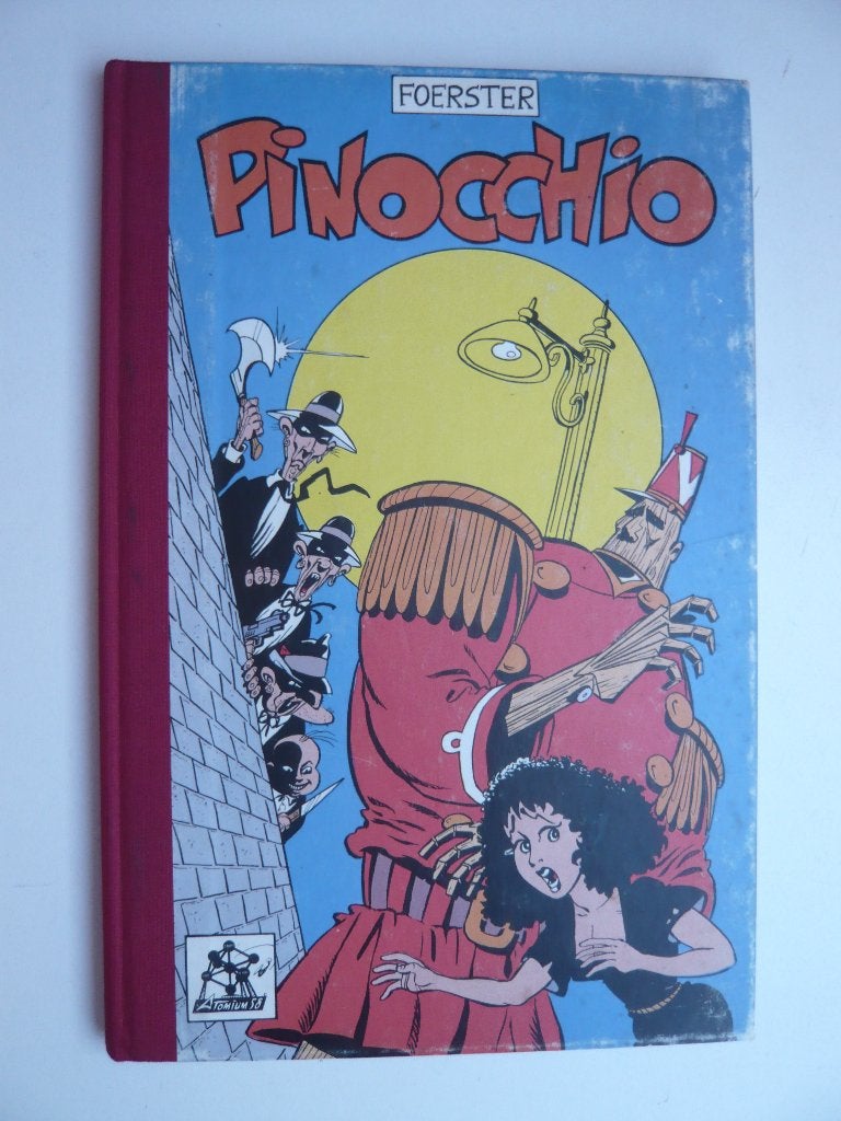 Bd PINOCCHIO (EO ttbe) avec magnifique dédicace de FOERSTER, Gelezen, Eén stripboek, Ophalen of Verzenden, FOERSTER