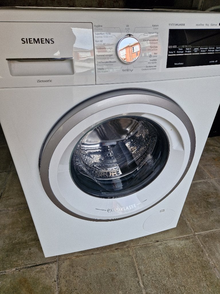 Machine à laver Siemens 8kg A +++, Electroménager, Lave-linge, Enlèvement, Comme neuf, Chargeur frontal