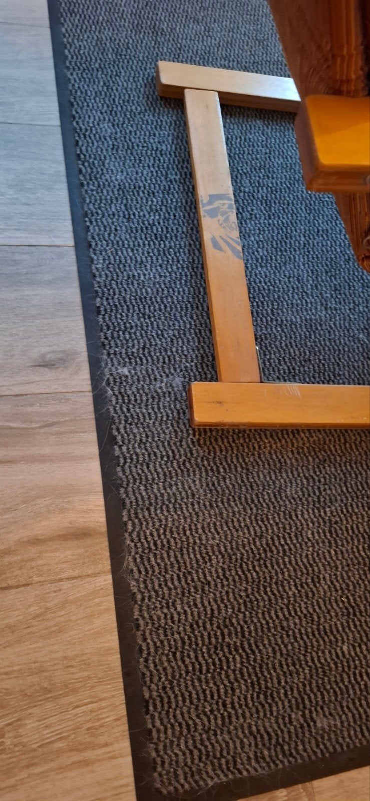 Fauteuil relax en bois avec coussin brun – bon état – 35 €, Enlèvement, Bois