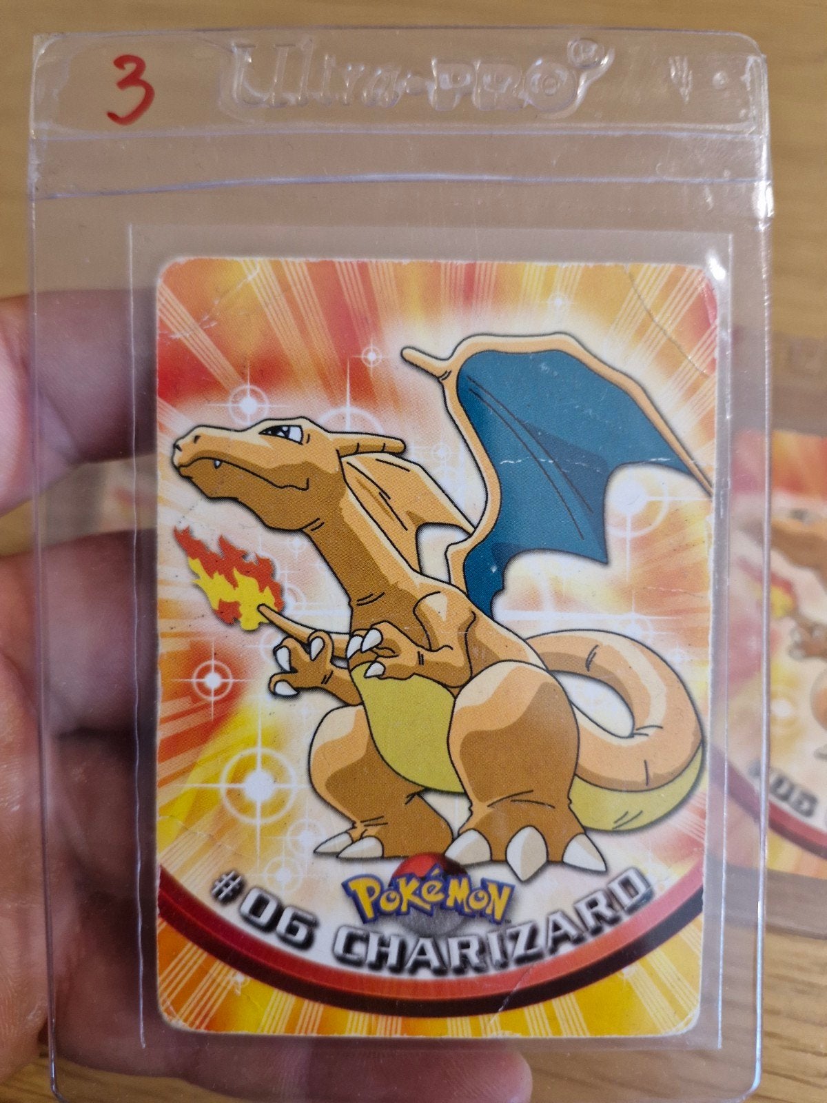 Charizard #06 Pokémon-kaart uit de 1999 Topps TV Animation S, Enlèvement ou Envoi