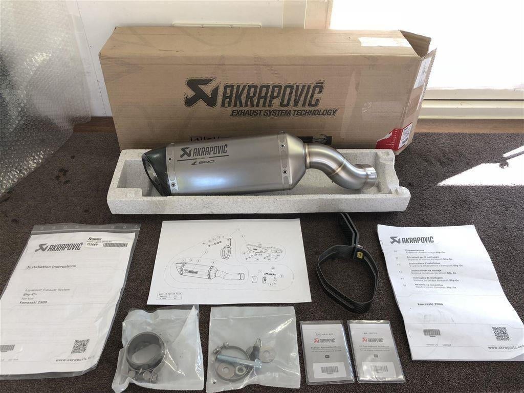 Akrapovic Hexagonal uitlaat demper Kawasaki Z900 2017-2019, Envoi, Neuf