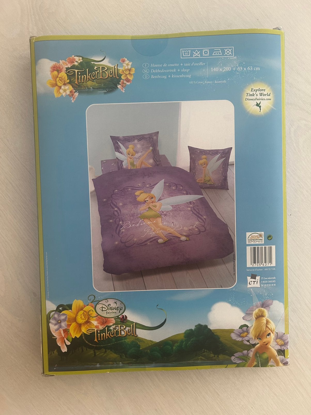 Housse de couette de le fée clochette, Enlèvement, Neuf
