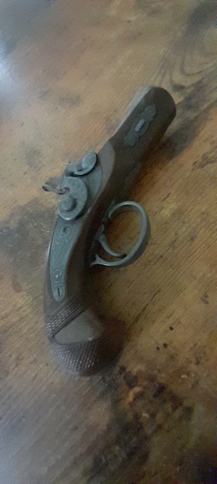 Réplique miniature pistolet Deringer 15cm de long, Enlèvement ou Envoi