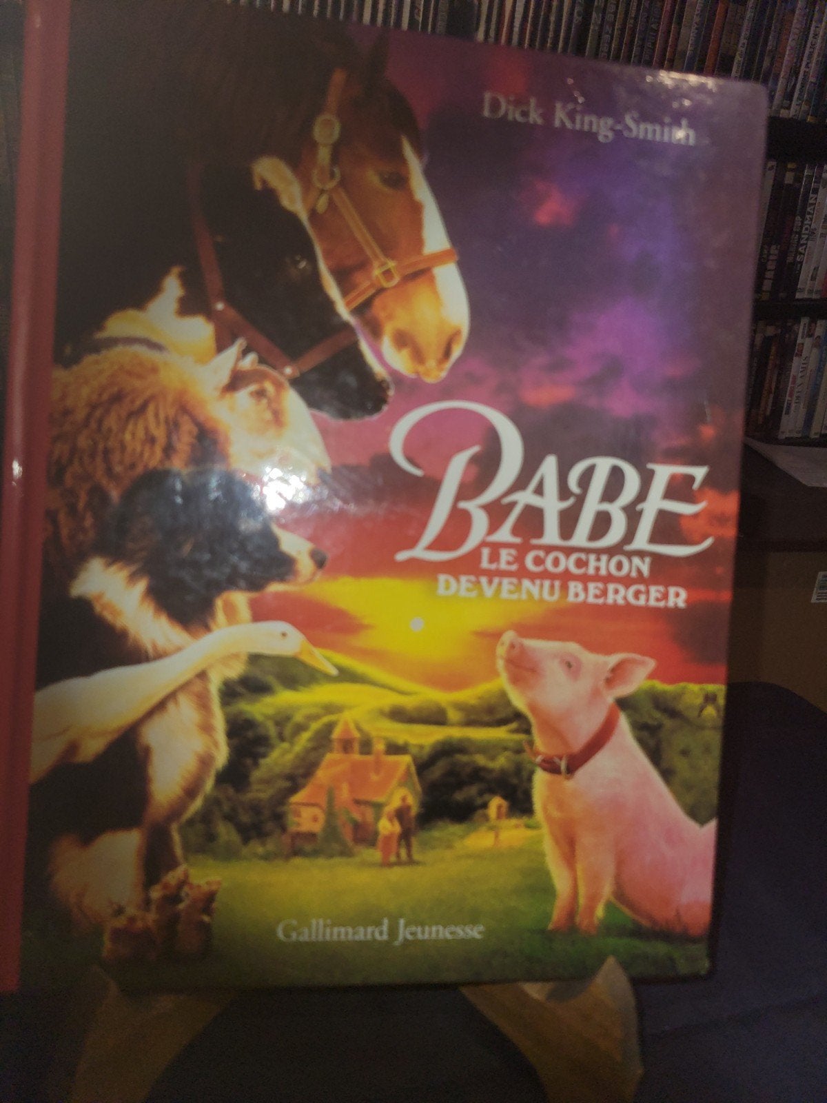 livre illustré enfant Babe le cochon devenu berger., Garçon ou Fille, Fiction général, Utilisé, 5 ou 6 ans