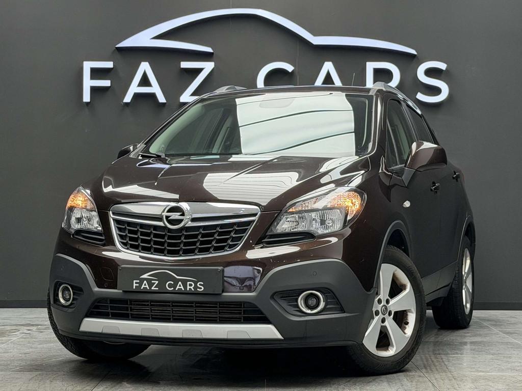 Opel Mokka 1.6 CDTI ecoFLEX 4x2 Cosmo *1ER PROP + GPS + CLIM, Auto's, Stof, Gebruikt, 4 cilinders, Bruin
