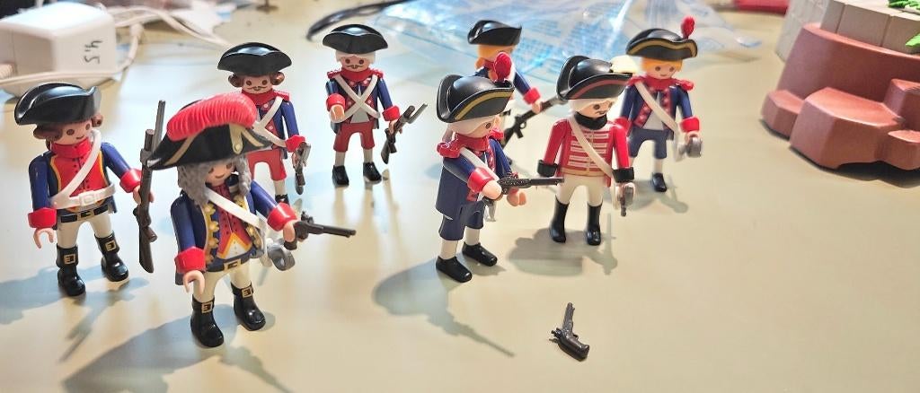 Playmobil : Soldats et officiers britanniques, Enlèvement ou Envoi, Comme neuf, Playmobil en vrac