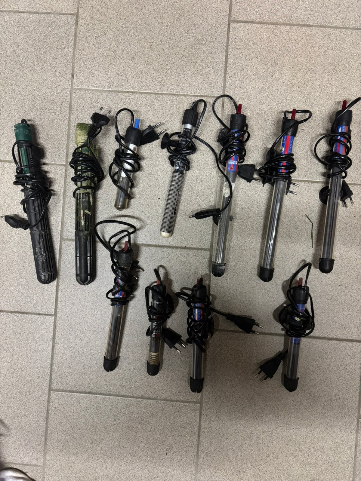 11 appareils de chauffage pour aquarium, Enlèvement, Chauffage, Comme neuf, Éclairage ou Chauffage