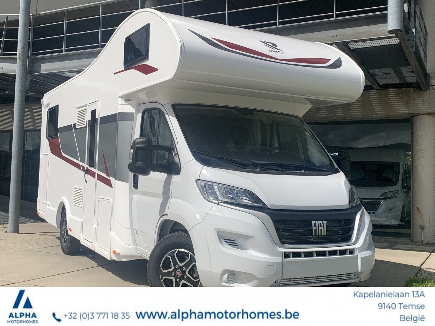 Rimor/Seal 695 Fiat 140 PK automaat/2JEF228 (bj 2025), Caravans en Kamperen, Automaat, Alkoof, Caméra de recul, 7 tot 8 meter