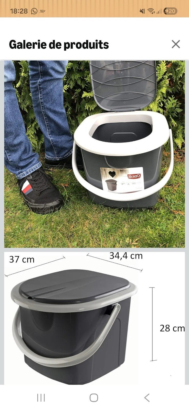 toilette de camping neuve, Caravanes & Camping, Enlèvement, Neuf