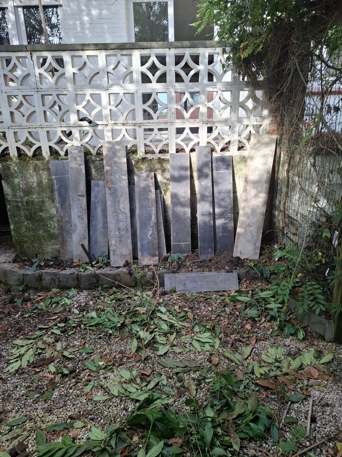 Resten arduin / blauwe hardsteen, Ophalen