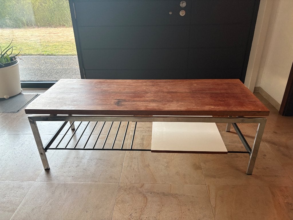 Mid century modern koffie of tv tafel, Ophalen, Minder dan 50 cm, Gebruikt, 100 tot 150 cm