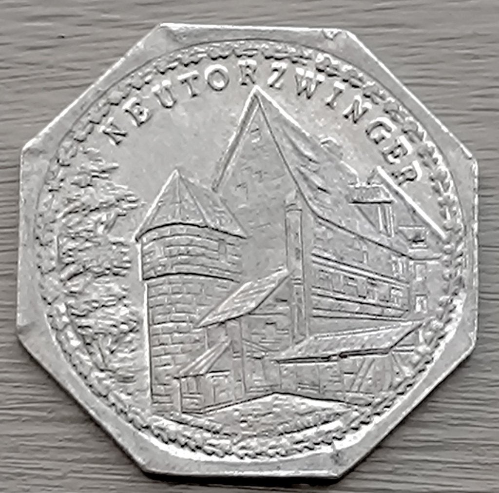 munt Duitsland Nuremberg tram 20 pfennig 1919 noodgeld :, Ophalen of Verzenden, Duitsland
